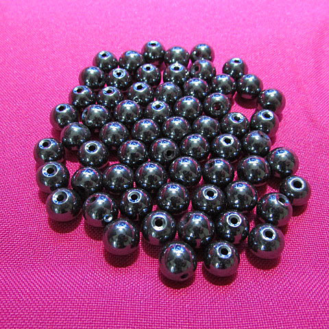 Perle Hématite 8 mm