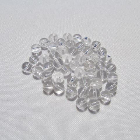 Perle Cristal de roche 6 mm