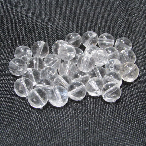Perle ronde Cristal de roche 8 mm