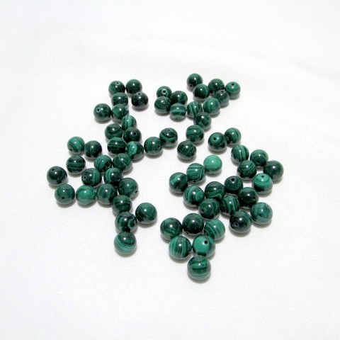Perles Malachite 8 mm